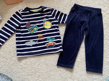 Pyjama 2 pièces velours