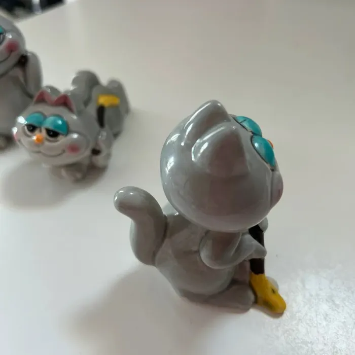 Lot 3 figurines céramique nermal garfield vintage - photo numéro 14