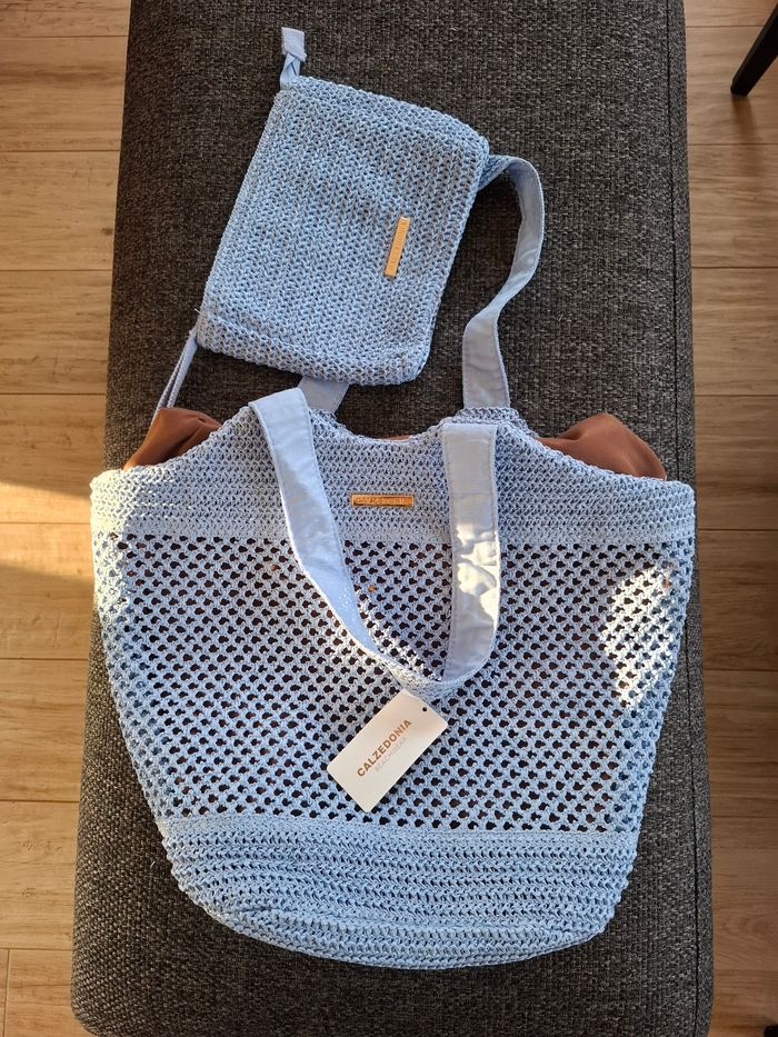 Sac de plage  Calzedonia avec pochette neuf