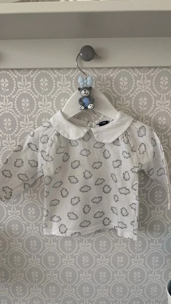 Chemisier kiabi fille nuage 9 mois