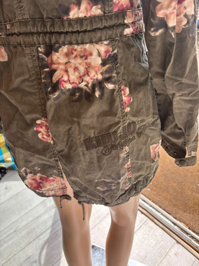 Veste khujo avec capuche modèle à fleurs - photo numéro 11