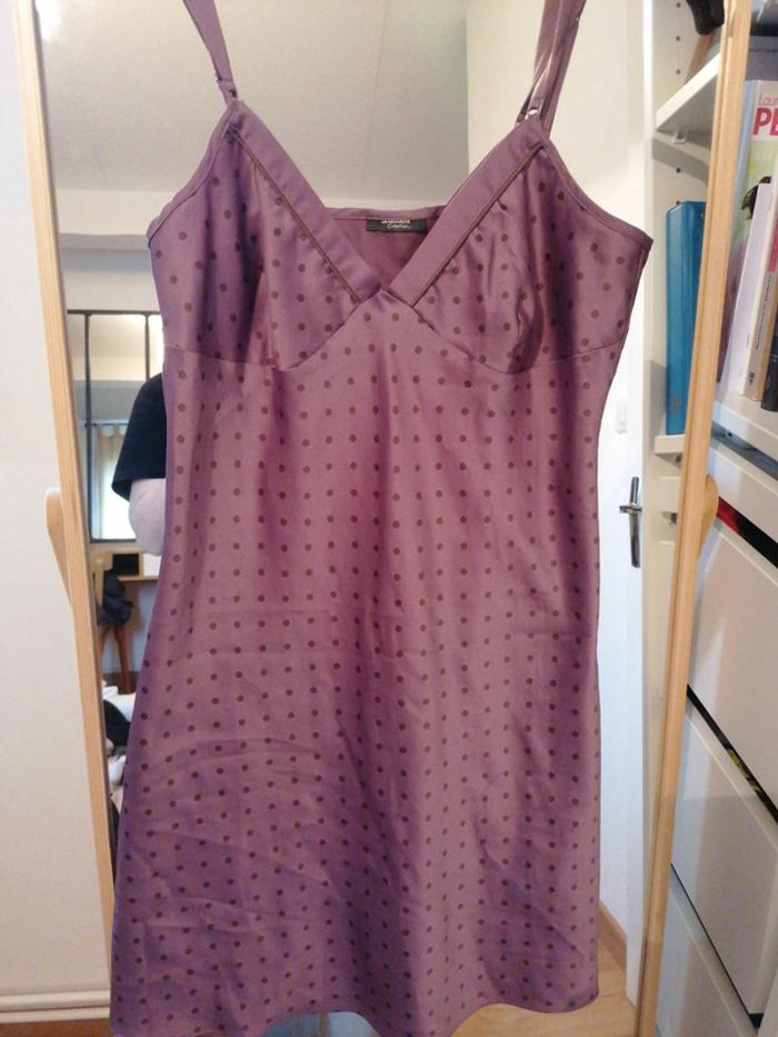 Nuisette la redoute violette avec pois