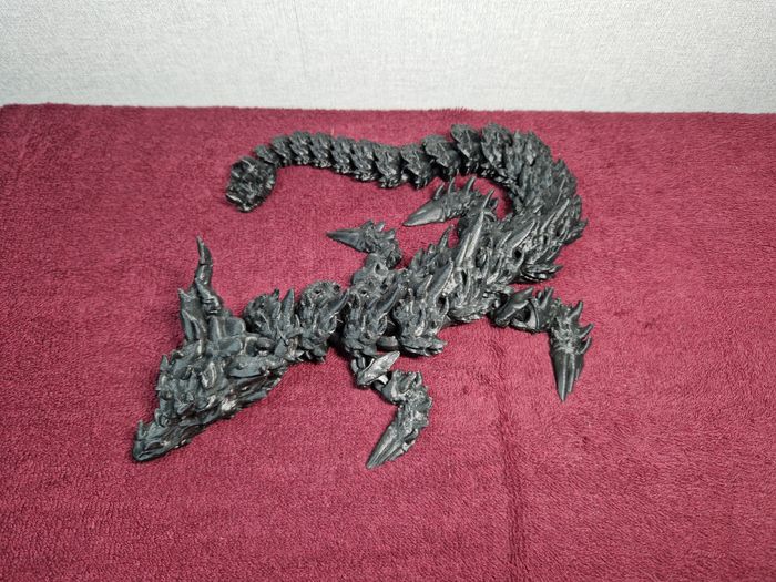 Dragon Elder Articulé 46cm Noir - ED1 - - photo numéro 3