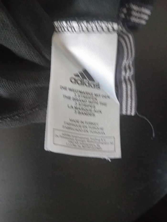 Polo Noir Adidas taille L - photo numéro 7