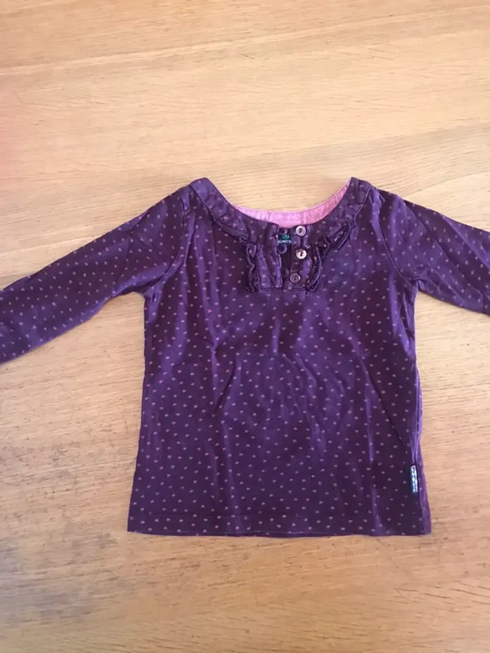 Lot 6 t-shirt manches longues 2 ans - photo numéro 5