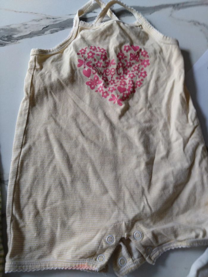 Lot de 3 combinaisons bébé fille de 12 mois Tex - photo numéro 4