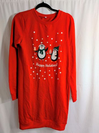 Robe de Noel Femme S Rouge