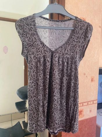 superbe tunique femme a fleur taille 38