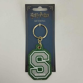 HARRY POTTER - PORTE-CLÉS PU S FOR SLYTHERIN 15 CM