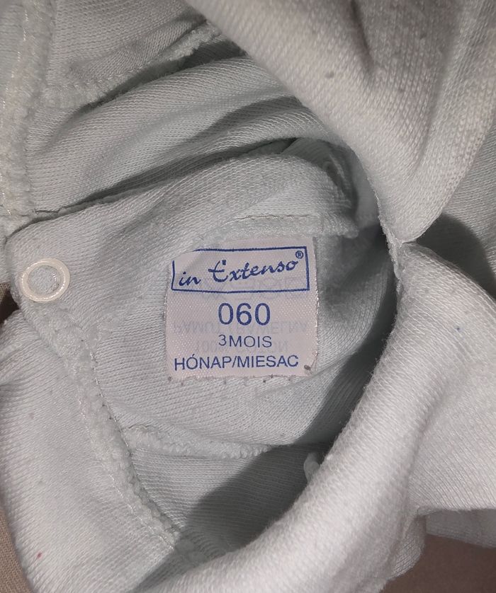 Tee-shirt ML bleu clair 3 mois - photo numéro 3