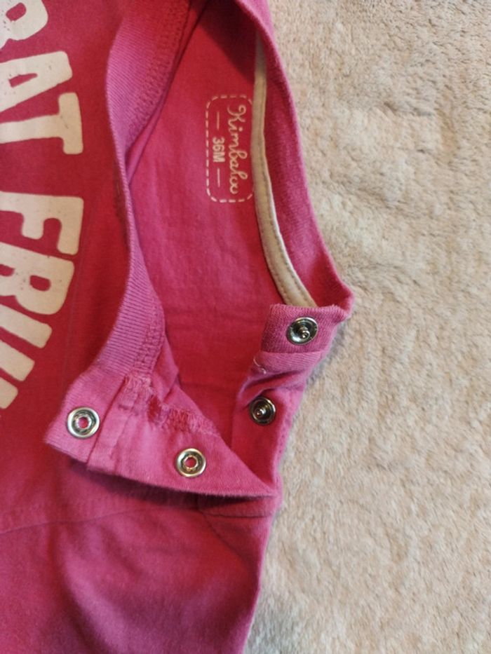 Tee-shirt mixte "pirat fruit" 3ans - photo numéro 2