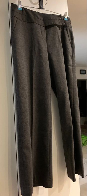 Pantalon noir chiné chaud de Caroll taille 38