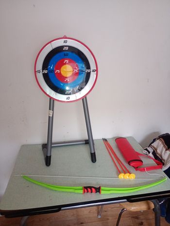 Arbalète plus cible