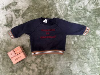 Sweat tartine et chocolat