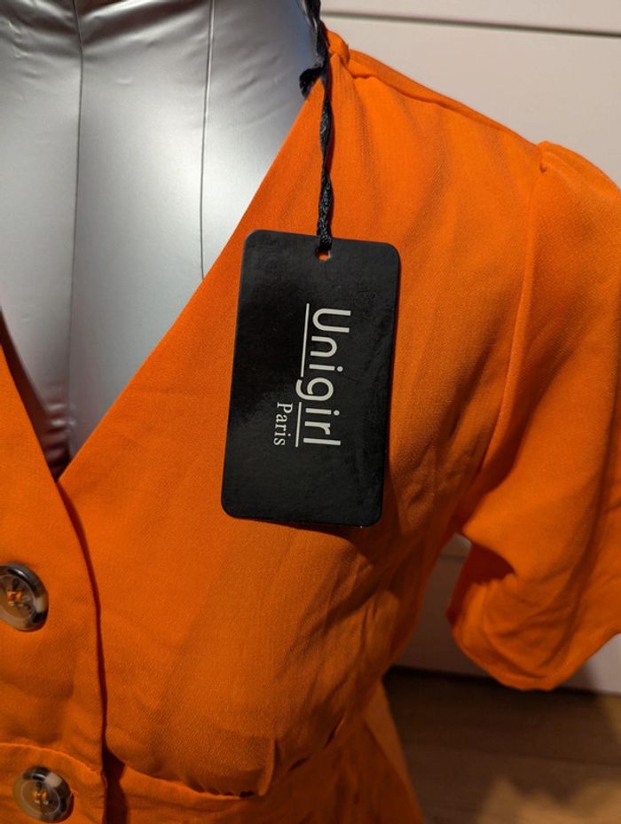 Robe orange unigirl taille S - photo numéro 3