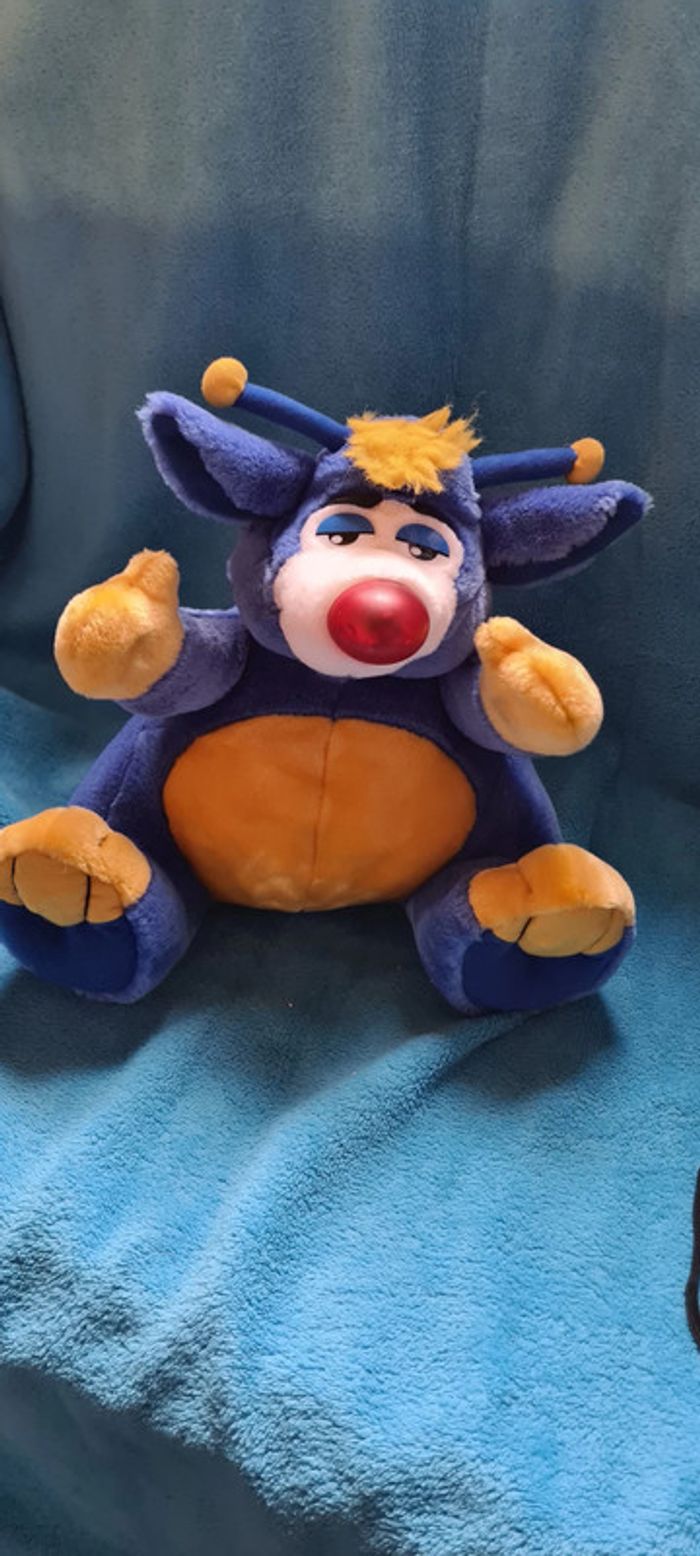 Peluche Baboon Extraterrestre Interactif Bleu Lansay - photo numéro 7
