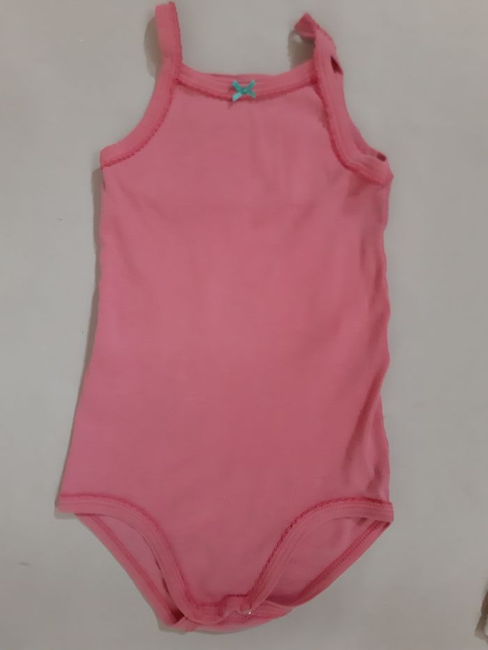 lot de 2 bodies bretelles fille - Petit Bateau - 2 ans - photo numéro 2