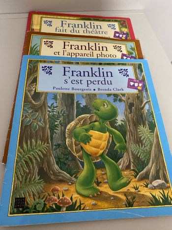 Lot de 3 livres Franklinde Paulette Bourgeois et Brenda Clark
