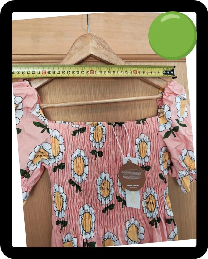 Magnifique Robe Mini Rodini "Daisy Power" - Neuve avec Étiquettes ! - photo numéro 6