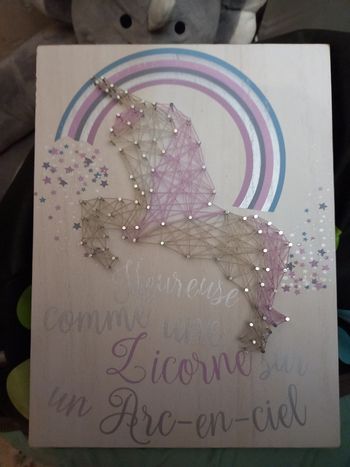 Cadre corde licorne