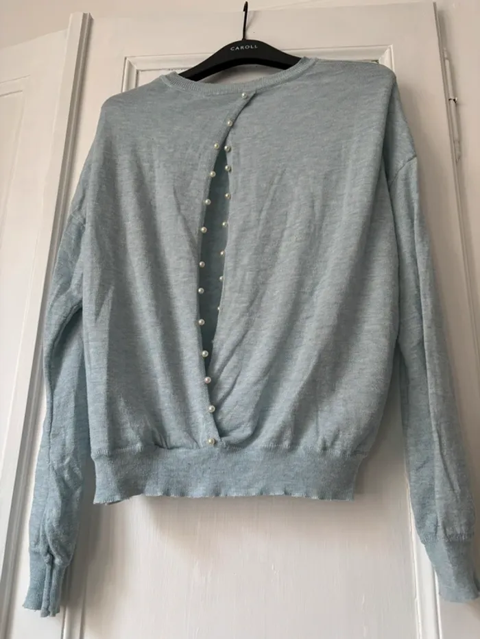 Pull dos nu perle - photo numéro 3