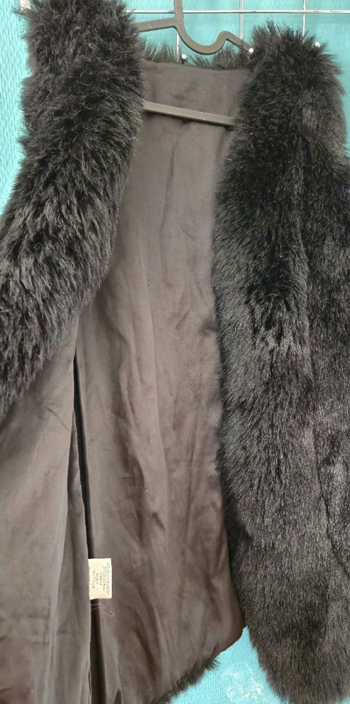 Veste en fourrure ans manche - photo numéro 5