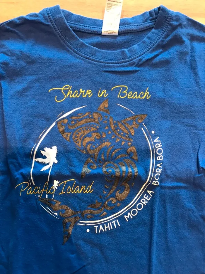 T-shirt Tahiti taille 4 ans - photo numéro 2