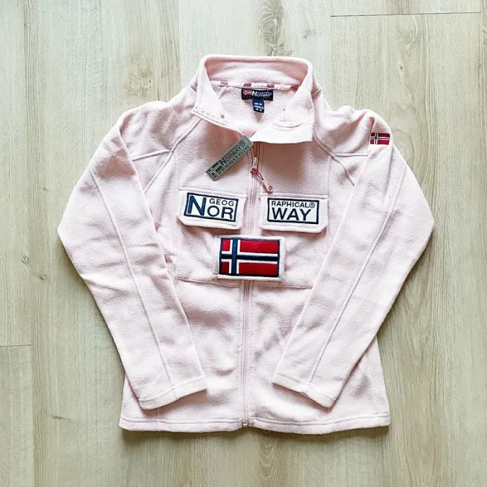 Geographical Norway Expedition Veste Active wear Rose poudré Femme Exclusive NEUF (Taille L) - photo numéro 5