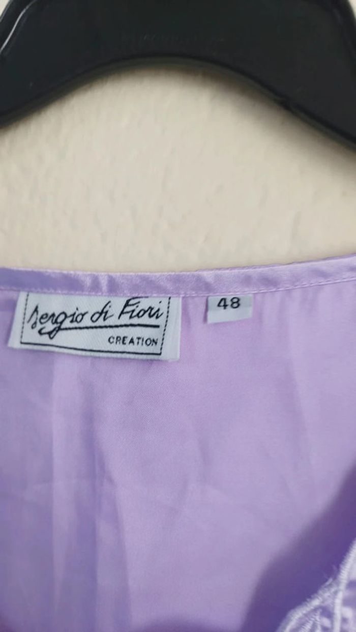 Top mauve - Sergio di Fiori - taille 48 - photo numéro 2