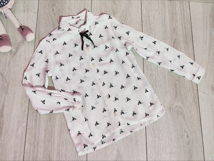 Chemise blanche motifs scooter - photo numéro 2