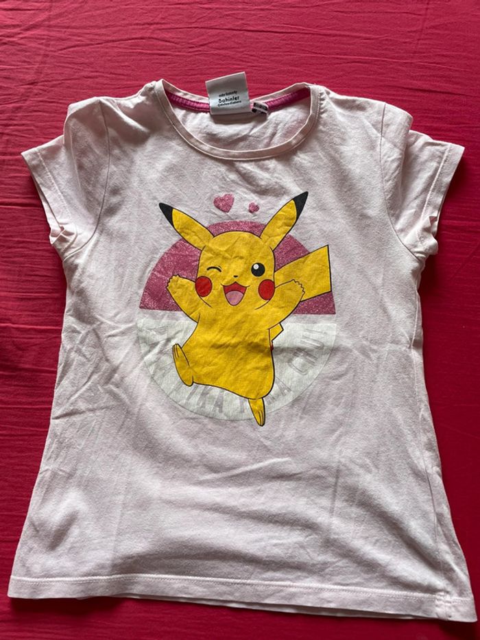 T-shirt rose, fille Pokémon