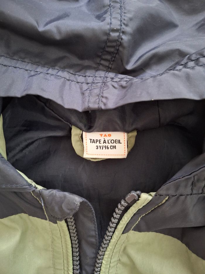 Veste coupe-vent pluie garçon kaki Tape à l’œil/TAO – 3 ans - photo numéro 5