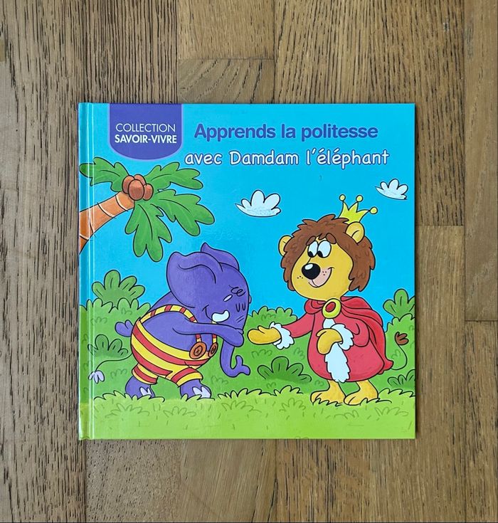 Livre Apprends la politesse avec Damdam l'éléphant - photo numéro 2