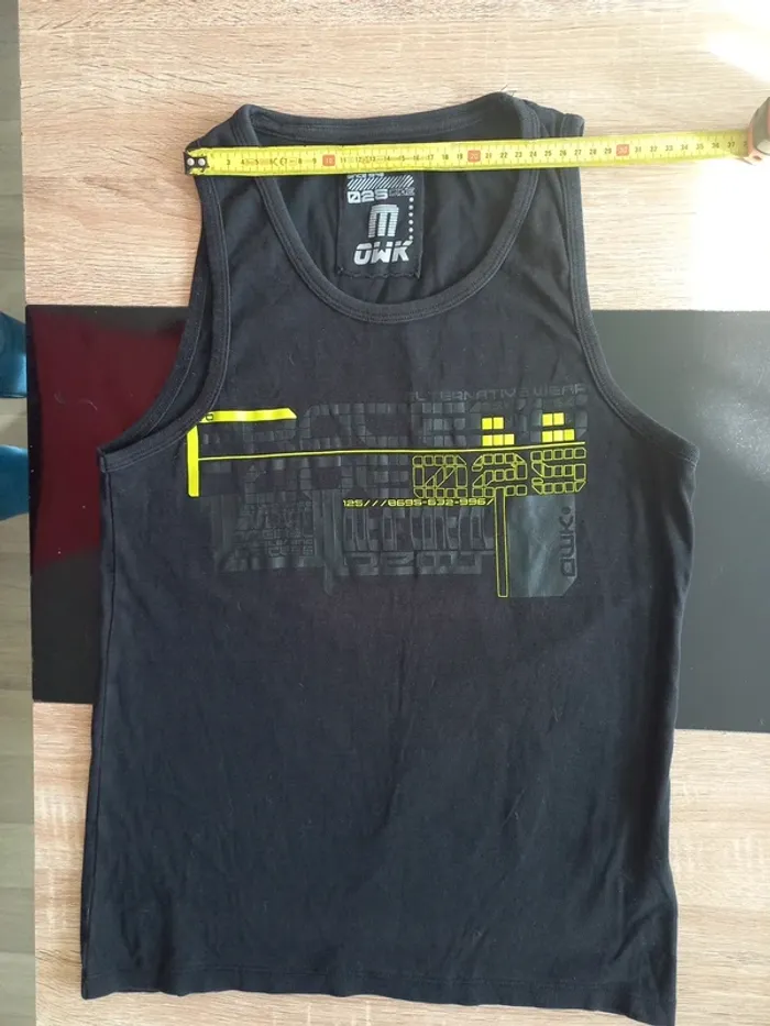 Débardeur noir homme T.M - photo numéro 2