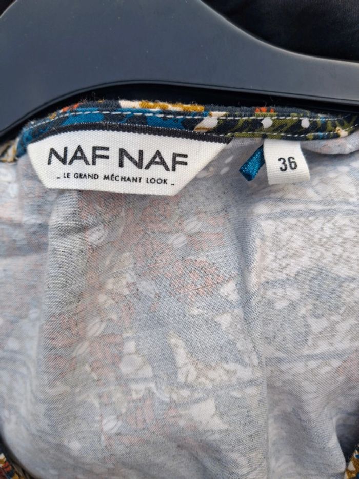 Robe courte fleurie Naf Naf taille 36 - photo numéro 6