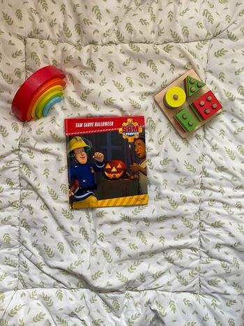 livre Sam le pompier Sam sauve halloween