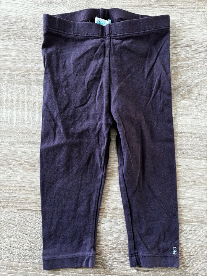 Ensemble blouse legging violet OBAIBI t.12m - photo numéro 4