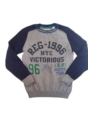Pull d'hiver gris 10ans