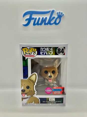 Funko Pop One Cowboy Bebop Ein 84 Flocked Fall Convention 2020