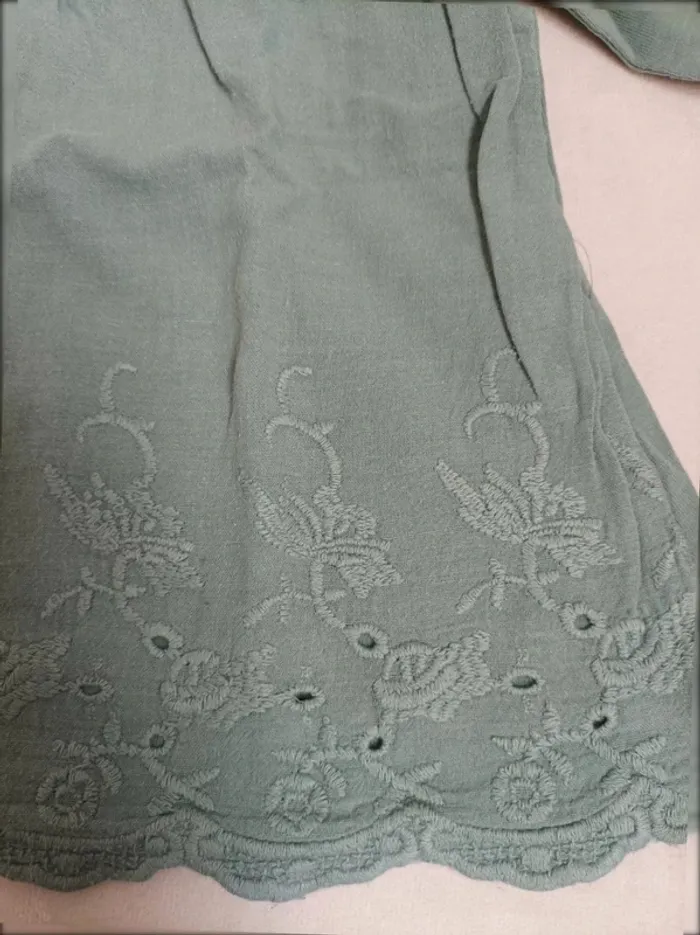 Blouse manches longues en coton Zara fille 18/24 mois 92 cm - photo numéro 3