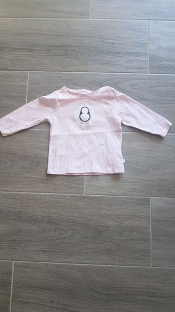 T-shirt rose Pingouin Obaïbi 6 M