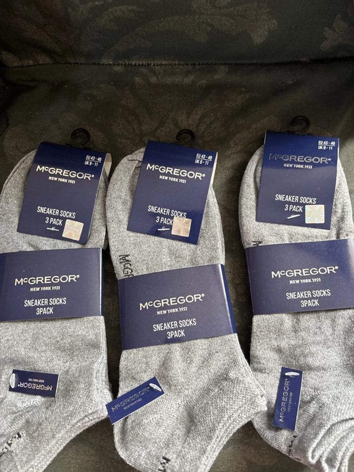 Lot de 3 pack de socks grise - photo numéro 3