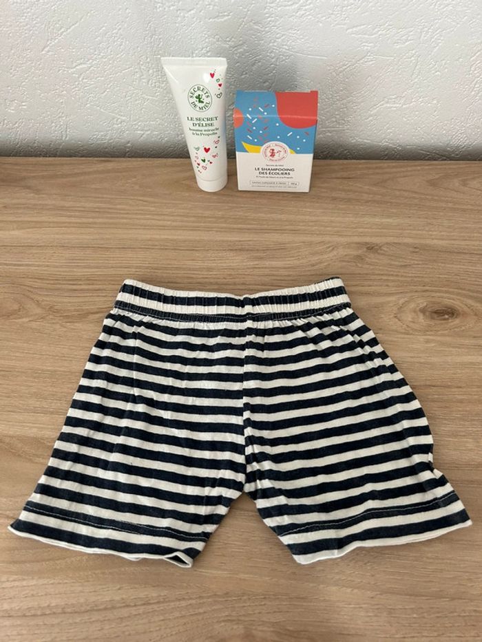 🌀 Short rayé pour bébé en coton 🌀 - photo numéro 2