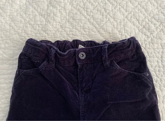 Pantalon velours ras marine Okaïdi 8 ans - photo numéro 5