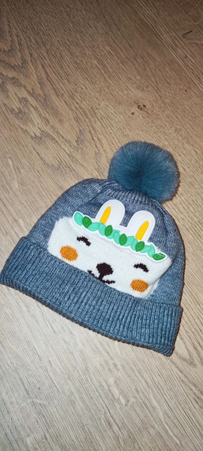 Bonnet hiver 6-12 mois neuf