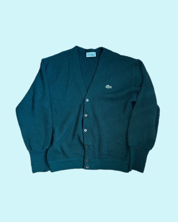 Cardigan Lacoste taille l vintage