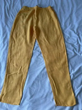 Pantalon Halain Manoukian Taille 44 orange été