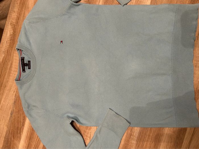 Pull homme Tommy Hilfiger bleu clair - photo numéro 7