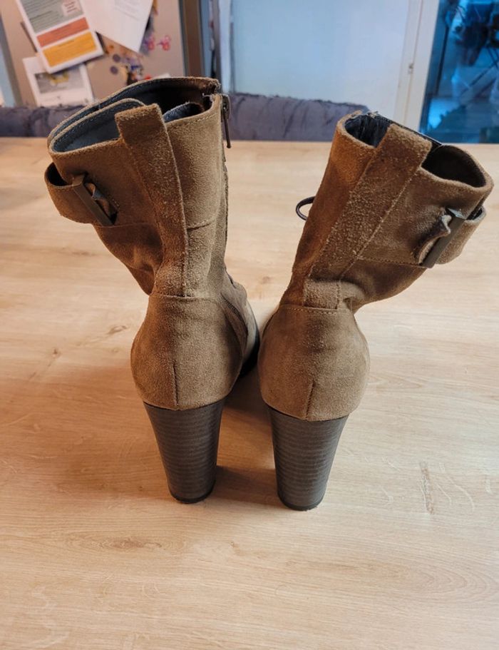 Bottillons à talons et lacets femme Naf Naf taille 41 - photo numéro 5