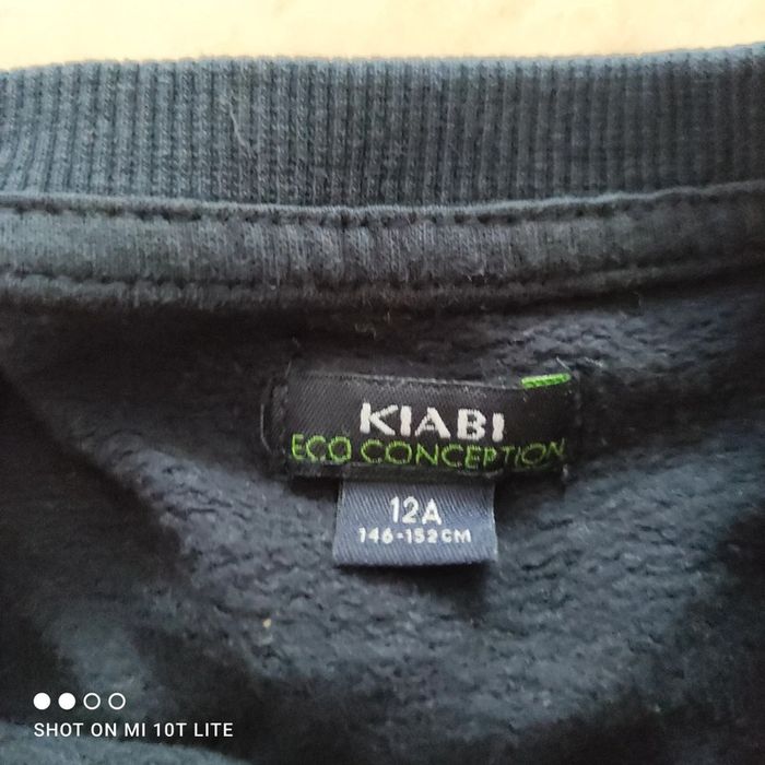 Sweat-shirt bleu marine Kiabi - photo numéro 2